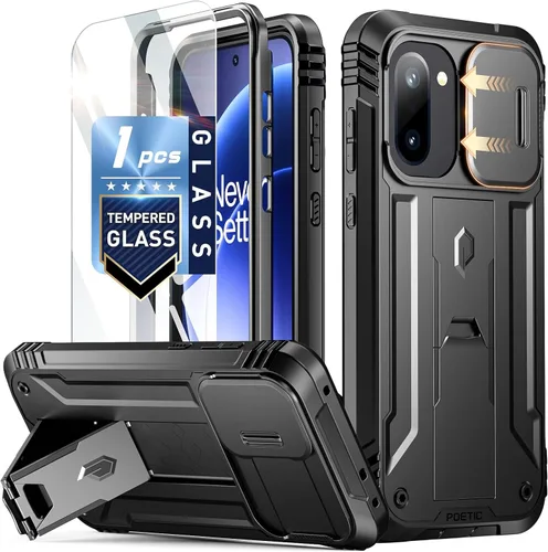 Miniatura 17 de Funda Poetic Revolution Compatible con OnePlus 12R 5G (2024), con protector de pantalla integrado, funciona con identificación por huellas