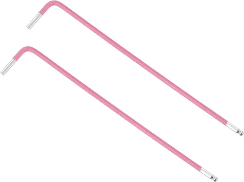 Miniatura 7 de uxcell Llave hexagonal de extremo de bola de 0.059 in, herramienta de reparación de acero S2 en forma de L brazo largo 2 piezas