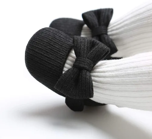 Miniatura 2 de Ohwawadi - Calcetines de forro polar para bebé o niña, suaves y calientes, botas o zapatos para bebés recién nacidos, con estilos de dibujos