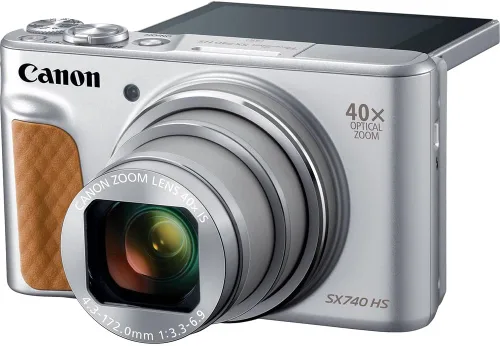 Miniatura 6 de Cámara digital Canon PowerShot SX740 HS (plata) – 20,3 Mp, zoom óptico de 40x, video 4K UHD, Wi-Fi y Bluetooth, compacta para viajes (2956C001) +
