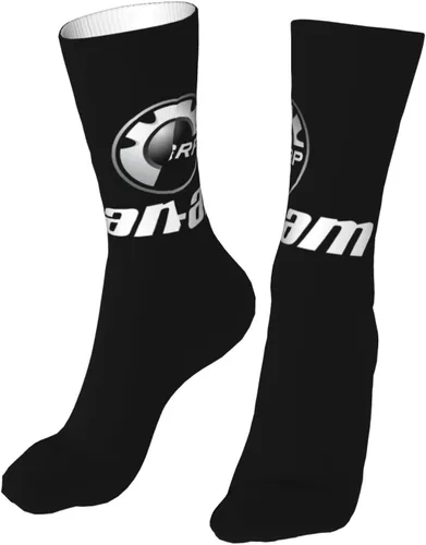 CERXSOI Can-Am - Calcetines deportivos súper suaves de tubo medio, estilo casual, resistentes al olor, antideslizantes, unisex, calcetines