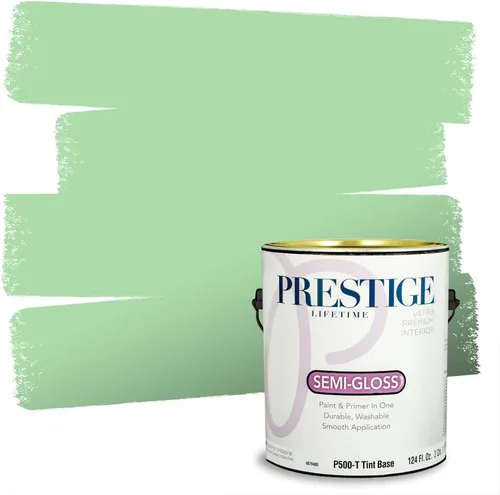 Miniatura 152 de PRESTIGE Pintura exterior e imprimación en uno, aloe, plano, 1 galón