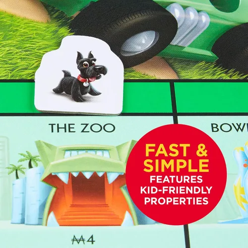 Miniatura 7 de Monopoly Junior - Juego de mesa para 4 jugadores, a partir de 5 años (exclusivo de Amazon)
