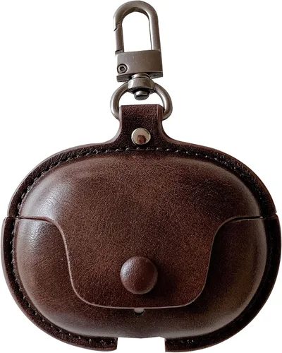 Miniatura 9 de Funda protectora de piel a prueba de golpes con colgante para Samsung Galaxy Buds 2 negro para Samsung Galaxy Buds2/Pro/Live