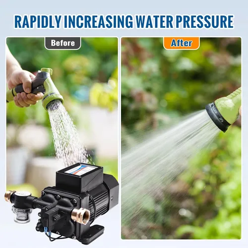 Miniatura 8 de YOUNGTREE Bomba de transferencia de presión de agua sin escobillas de 110V de servicio continuo 6.0GPM 55PSI Bomba de diafragma de agua fresca bajo
