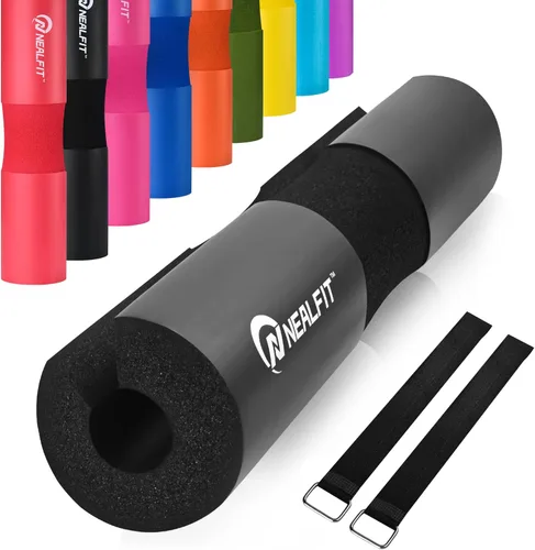 Miniatura 20 de NEALFIT Almohadilla para Barra de Pesos para Sentadillas—Almohadilla para Barra de Pesos—Ideal para Levantamiento de Pesas, Estocadas y Empujes