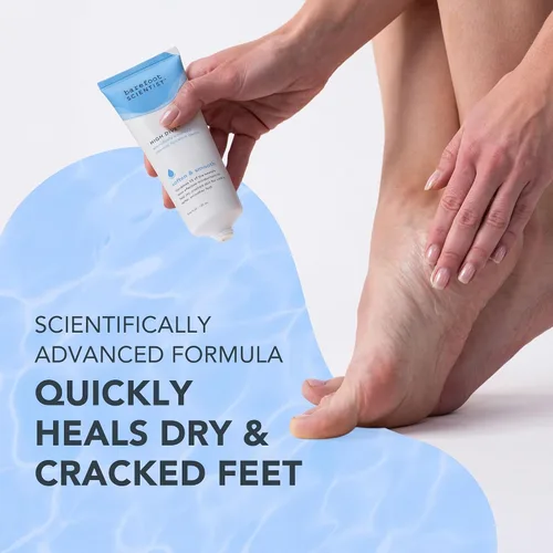 Miniatura 2 de Barefoot Scientist Crema de hidratación intensiva para terapia de pies de alta inmersión, humedad especializada para pies secos y talones agrietados