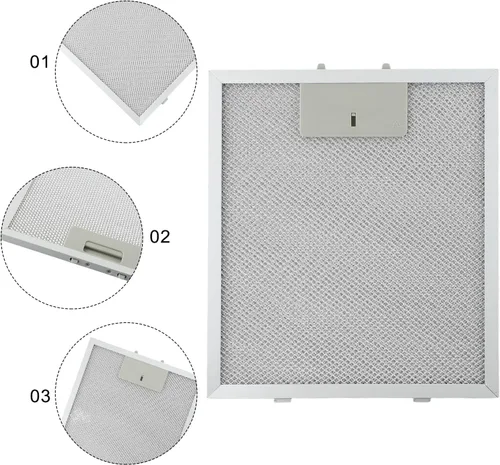 Miniatura 7 de Filtro de campana extractora de repuesto para campana extractora, filtro de grasa, filtro de ventilación de aspirador, filtros de campana