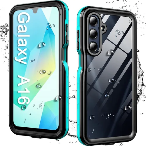 Miniatura 14 de Hllhunkhe Funda impermeable para Samsung Galaxy A15 5G con protector de pantalla integrado - Resistente cuerpo completo bajo el agua a prueba