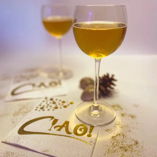 Miniatura 6 de Servilletas de cóctel blancas y doradas – Servilletas de bebidas de 3 capas de 5 x 5 pulgadas a granel – Diseño único para servilletas de postre