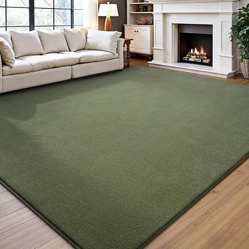 Miniatura 25 de Vasofe Alfombra de pasillo negra de 2 x 4 pulgadas, alfombra antideslizante de espuma viscoelástica gruesa para interiores, para guardería