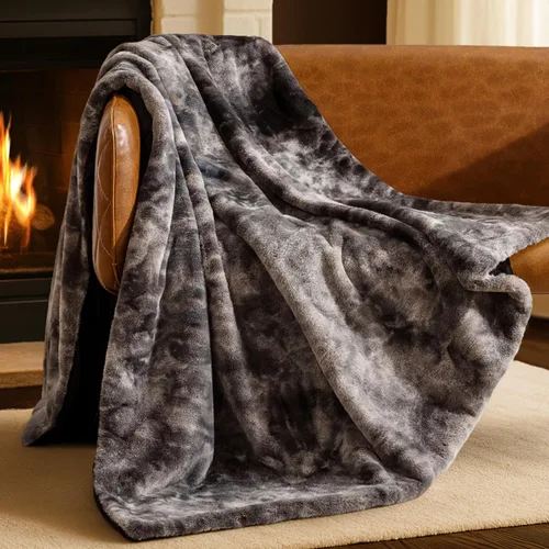 Miniatura 14 de Bare Home Manta de Tiro de Piel Sintética - Ultra-Suave Lujosa - Manta Acogedora y Cálida para Sofá, Sillón, Cama - Esponjosa Mullida Súper Suave