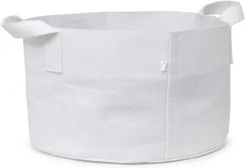 Miniatura 9 de 247Garden Paquete de 2 bolsas de cultivo de 200 galones/macetas de tela de aireación con asas (300 GSM, negro, 24A x 50D)