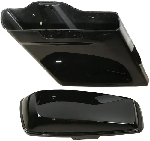 Miniatura 3 de TCT-MOTORPARTS Alforjas rígidas extendidas de 5 pulgadas para Harley Touring Road King, Road Glide, Street Glide, Electra Glide, Ultra-Classic