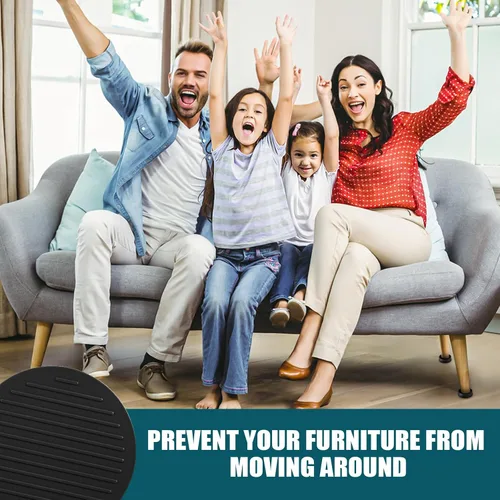 Miniatura 4 de 2 x 2 tazas de goma para muebles, almohadillas redondas antideslizantes para muebles, tazas antideslizantes para muebles, agarre antideslizante