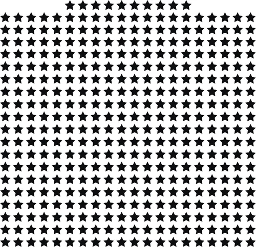 Miniatura 51 de LiteMark Durable Stars, calcomanía roja brillante de 5.5 pulgadas, uso en hormigón liso, azulejos, vidrio, paquete de 8 estrellas Rojo