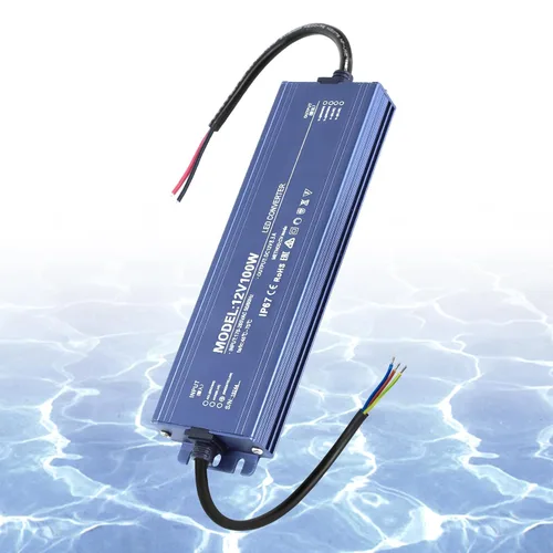 Miniatura 20 de Transformador LED de 12 V 60 W impermeable IP67, controlador LED ultra delgado de 110 V CA a 12 V CC 5 A 60 vatios convertidor de bajo voltaje LED