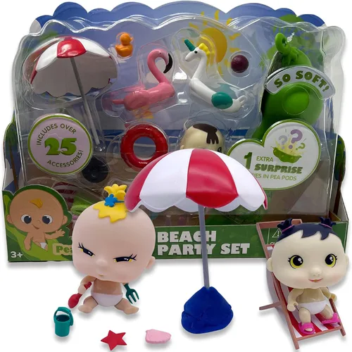 Nature Bound Pea Pod Babies Bundle – Juguetes coleccionables sorpresa misteriosos con mini bebé, ropa y accesorios – Muñeca pequeña (juego de fiesta