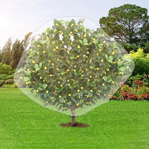 Miniatura 6 de Alpurple - Malla anti insectos y pájaros con cordón para proteger las plantas, flores y frutas de insectos y pájaros., 78 x 98 pulgadas.