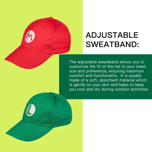 Miniatura 4 de Update V3Super Mario Bros Unisex Sombrero de béisbol Cap Halloween sombrero Cap