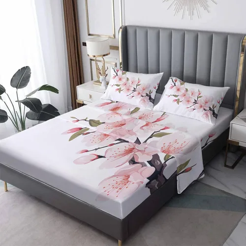 Miniatura 8 de Sábanas retro de los años 70 – Juegos de sábanas King – Sábanas de cama con diseño floral vintage Groovy, microfibra suave y bolsillo profundo
