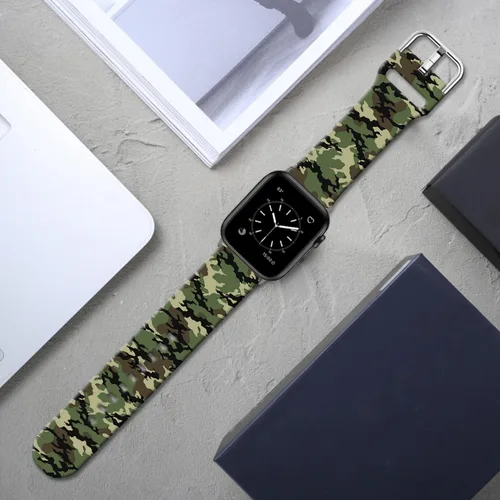 Miniatura 7 de Correas de silicona suaves compatibles con Apple Watch Band de 1.496 in 1.575 in 1.614 in 1.654 in 1.732 in 1.772 in 1.811 in 1.929 in, correa