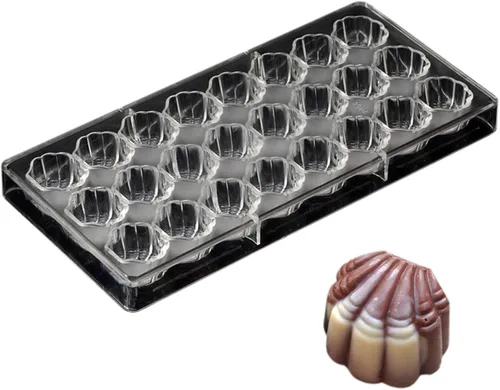 Miniatura 28 de Molde de Policarbonato para Chocolate Molde de Caramelo DIY Plástico Duro Transparente Utensilios de Repostería Herramientas de Pastelería 4