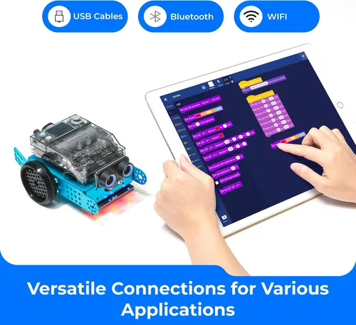 Miniatura 8 de Makeblock mBot2 Robot de Codificación para Niños, Soporte de Aprendizaje AI con Programación Scratch y Python, Kit de Robótica para Niños de 8 a 12