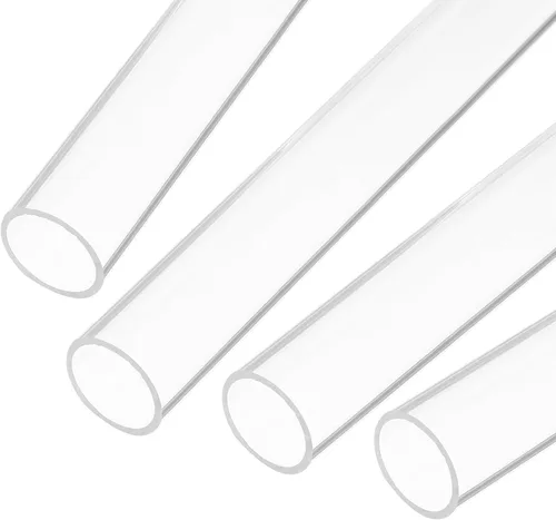 Miniatura 12 de MECCANIXITY Tubo Redondo Rígido Transparente de Acrílico 6mm (1/4") ID 8mm (5/16") OD 356mm para Lámparas y Linternas, Sistema de Refrigeración por