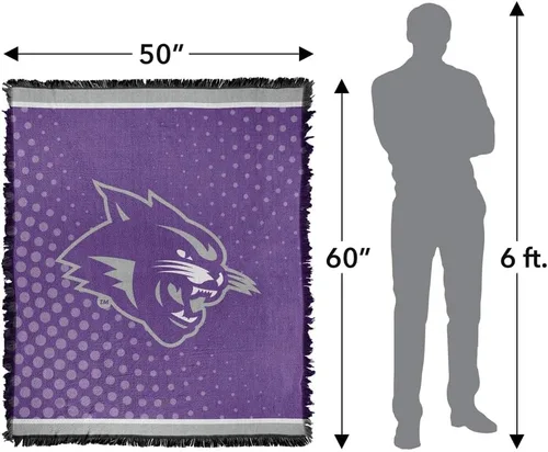 Miniatura 2 de LOGOVISION Manta Abilene Christian University, 50x60 Logo Dots WovenThrow