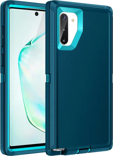 Miniatura 12 de Funda para Galaxy Note 10 Plus, a prueba de golpes, a prueba de caídas, a prueba de polvo, protección de cuerpo completo de 3 capas, funda rígida