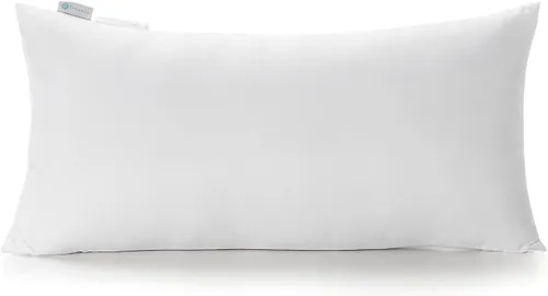 Miniatura 8 de Acanva Insertos decorativos cuadrados para almohada, relleno hipoalergénico para cojín, 30 cm L x 30 cm W, blanco
