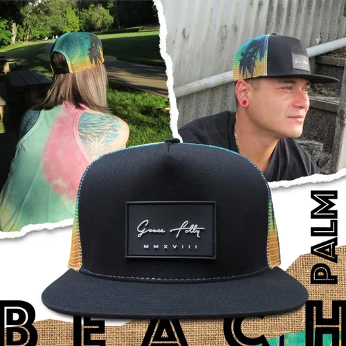 Miniatura 5 de Grace Folly - Gorra trucker unisex gorra de malla con cierre trasero