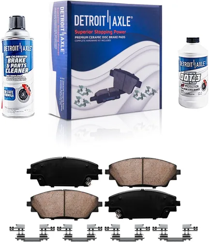 Miniatura 137 de Detroit Axle - Kit de freno delantero para Dodge Ram 1500 Durango Dakota Chrysler Aspen Dakota Driver Side Disco Freno Pinza de freno de cerámica