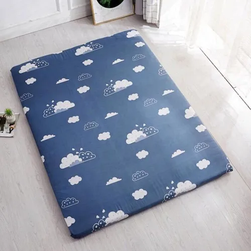 Miniatura 12 de CAMZ Funda de colchón plegable de futón japonés para cama matrimonial, queen, king, individual, tatami, colchoneta de meditación, cubierta antipolvo
