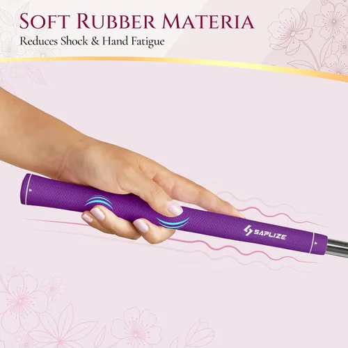 Miniatura 3 de SAPLIZE Puños de golf exclusivos para mujer, diseño cónico optimizado, elegante serie de colores sólidos, suaves, cómodos y absorbentes de golpes