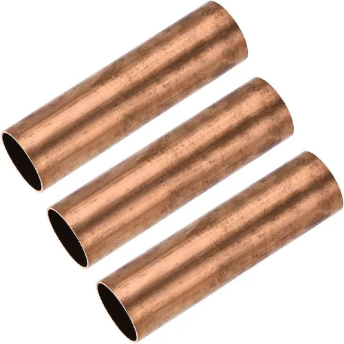 Miniatura 13 de uxcell Tubo redondo de cobre, 0.591 in OD 0.039 in espesor de pared 3.937 in longitud tubo recto tubo 3 piezas