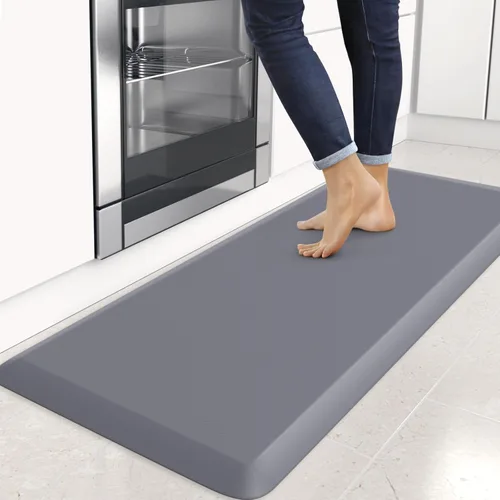 Miniatura 24 de StepRite Tapete de cocina antifatiga de 4/5 pulgadas de grosor, antideslizante, resistente a las manchas y al agua, tapete de escritorio para Azul