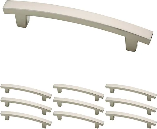 Miniatura 31 de Tiradores de níquel satinado de 5 pulgadas para muebles de cocina y cajones, de Franklin Brass, P29616K-SN-B Níquel cepillado