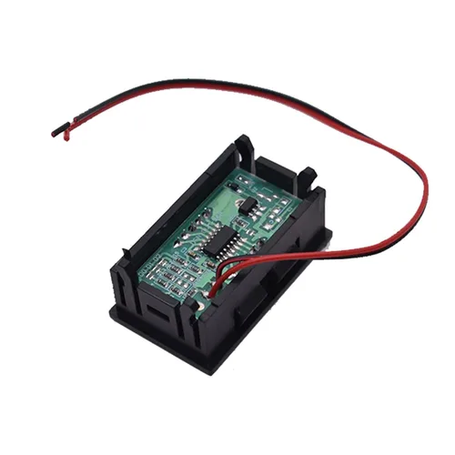 Miniatura 4 de DC 0-30V 3-Digital Display Medidor de Voltaje 3pcs Voltímetro Panel Motocicleta