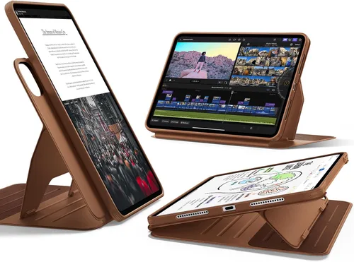 Miniatura 13 de ESR Funda para iPad Pro de 11 pulgadas (M5/M4) 2025/2024, funda magnética extraíble con carga y almacenamiento de lápiz, soporte ajustable
