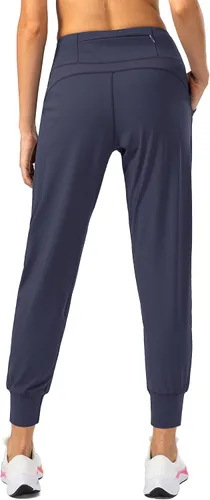 Miniatura 2 de Soothfeel - Pantalones deportivos para mujer con bolsillos de cremallera y cintura alta, pantalones deportivos para entrenamiento y yoga