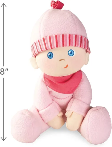 Miniatura 2 de HABA Muñeca Snug Up Luisa 8" My First Baby Doll, Lavable a Máquina y Segura desde el Nacimiento, Juguetes para Recién Nacidos Luisa/Rosa