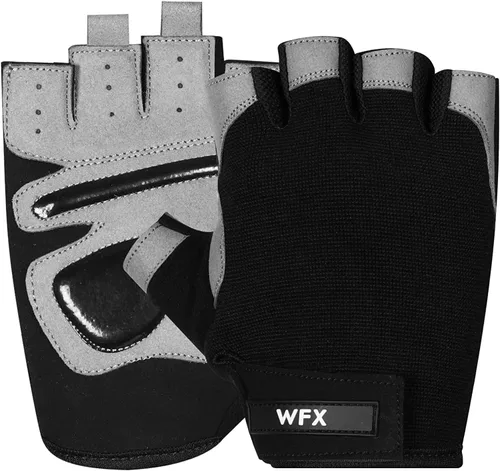 WFX Gym Gloves Training Weight Lifting Gloves for Men Women Wrist Support Padded Extra Grip Palm Protection Fitness Workout Gloves