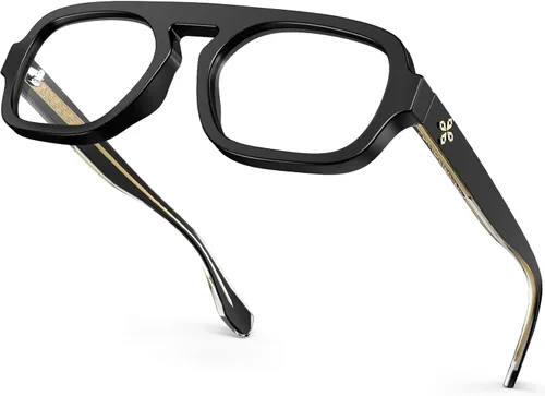 Miniatura 12 de VISOONE JANE - Lentes de bloqueo de luz azul cuadrados con diseño cuadrado y antirreflejos, antirreflejos, para mujeres y hombres