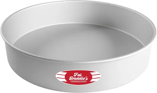 Miniatura 57 de Fat Daddio's PRD-1BOX Moldes Redondos para Pastel Mini Tier de Aluminio Anodizado para Una Caja de Mezcla, Juego de 3, Plateado
