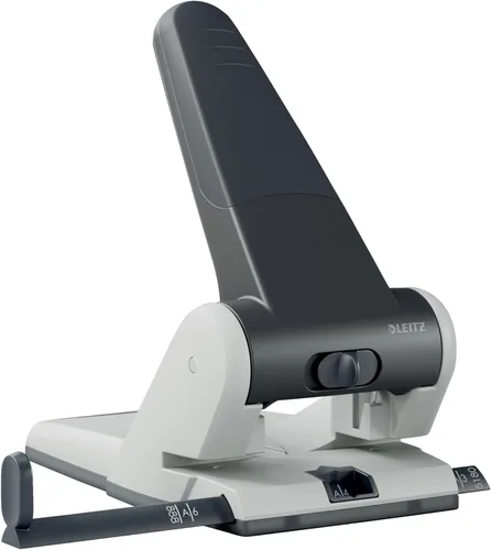 Miniatura 17 de Leitz Perforadora de agujero, 30 hojas, barra guía con marcas de formato, metal, gama NeXXt, 50080035 - Azul