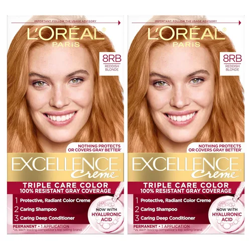 Miniatura 36 de L'Oreal Paris Excellence Crème - Tinte permanente para el cabello, color de cabello de triple cuidado, complejo Pro-Keratine para una cobertura