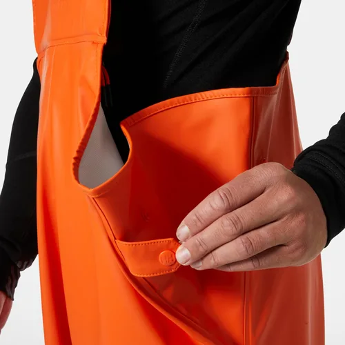 Miniatura 6 de Helly-Hansen Workwear Gale - Pantalones con peto impermeables para hombre, de poliéster/poliuretano, impermeables, diseñados para la movilidad