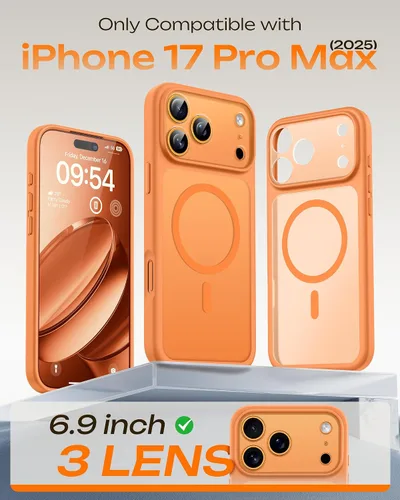 Miniatura 380 de TOCOL Funda para iPhone 11, compatible con Magsafe, protección completa de cámara, imanes integrados, protección contra caídas, funda translúcida